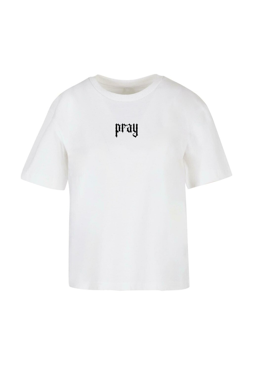 

Футболка с принтом Praying Hands Mister Tee, белая