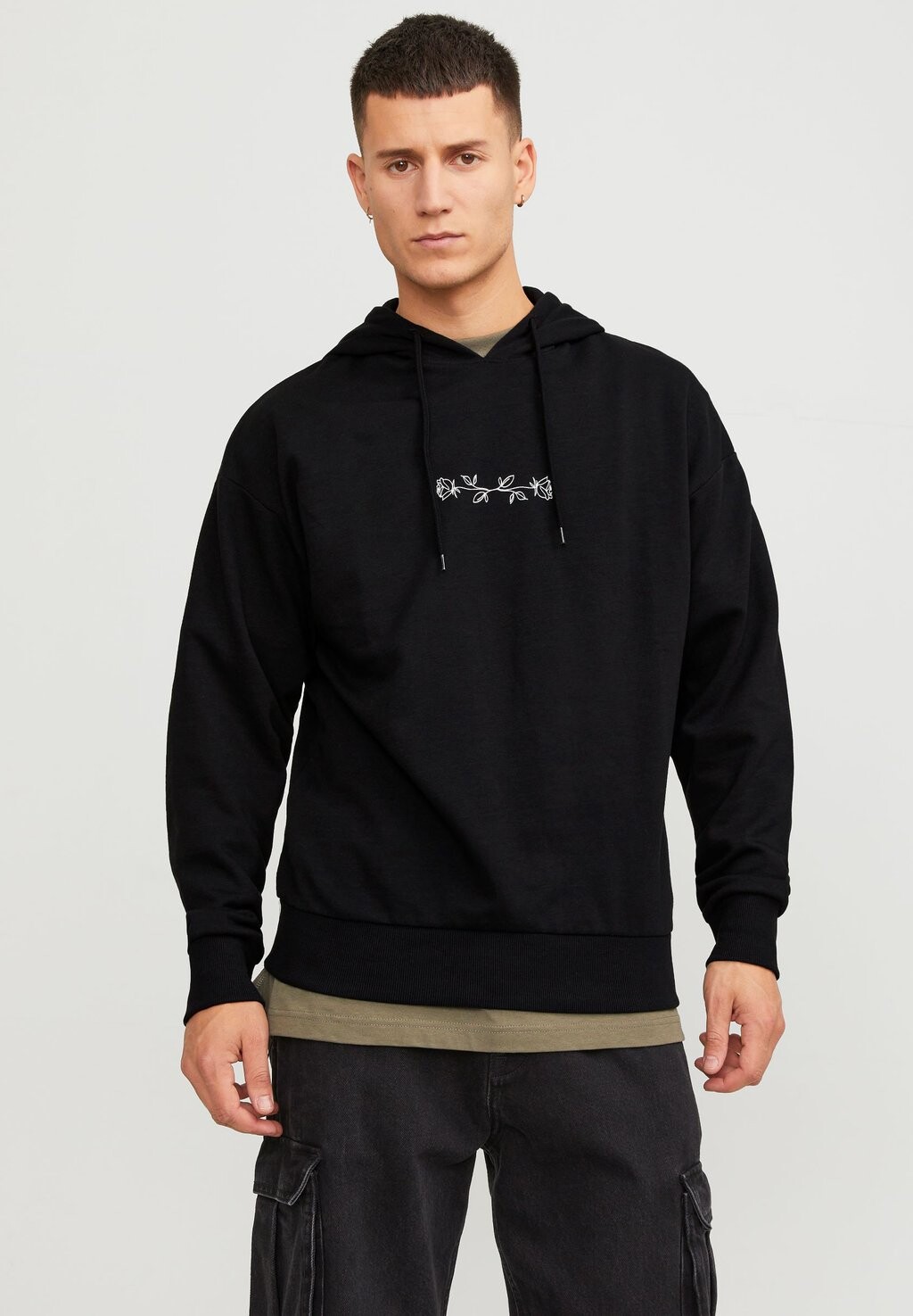 цена Толстовка Jordoodle Hood Unisex Jack & Jones, черный