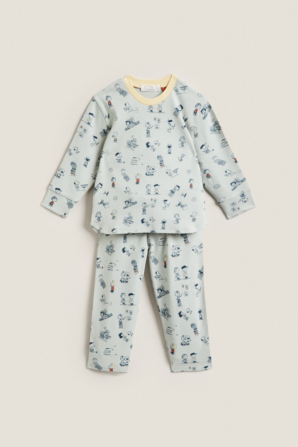 

Пижама peanuts Zara, зеленый
