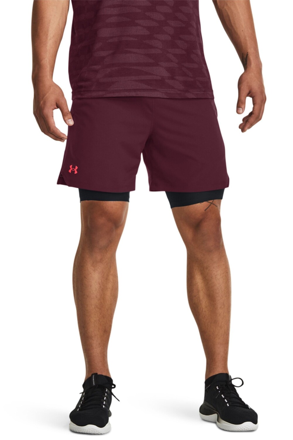 

Красные шорты Vanish длиной 6 дюймов Under Armour, красный