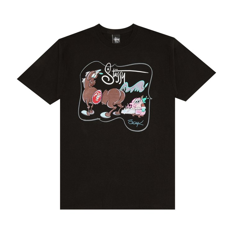 

Футболка Stussy John K Horse 'Black', черный