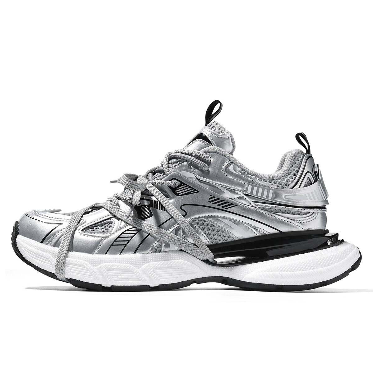 

Кроссовки REPUSEN Chunky Sneakers Unisex Low-top, цвет Gun Color (Strap)