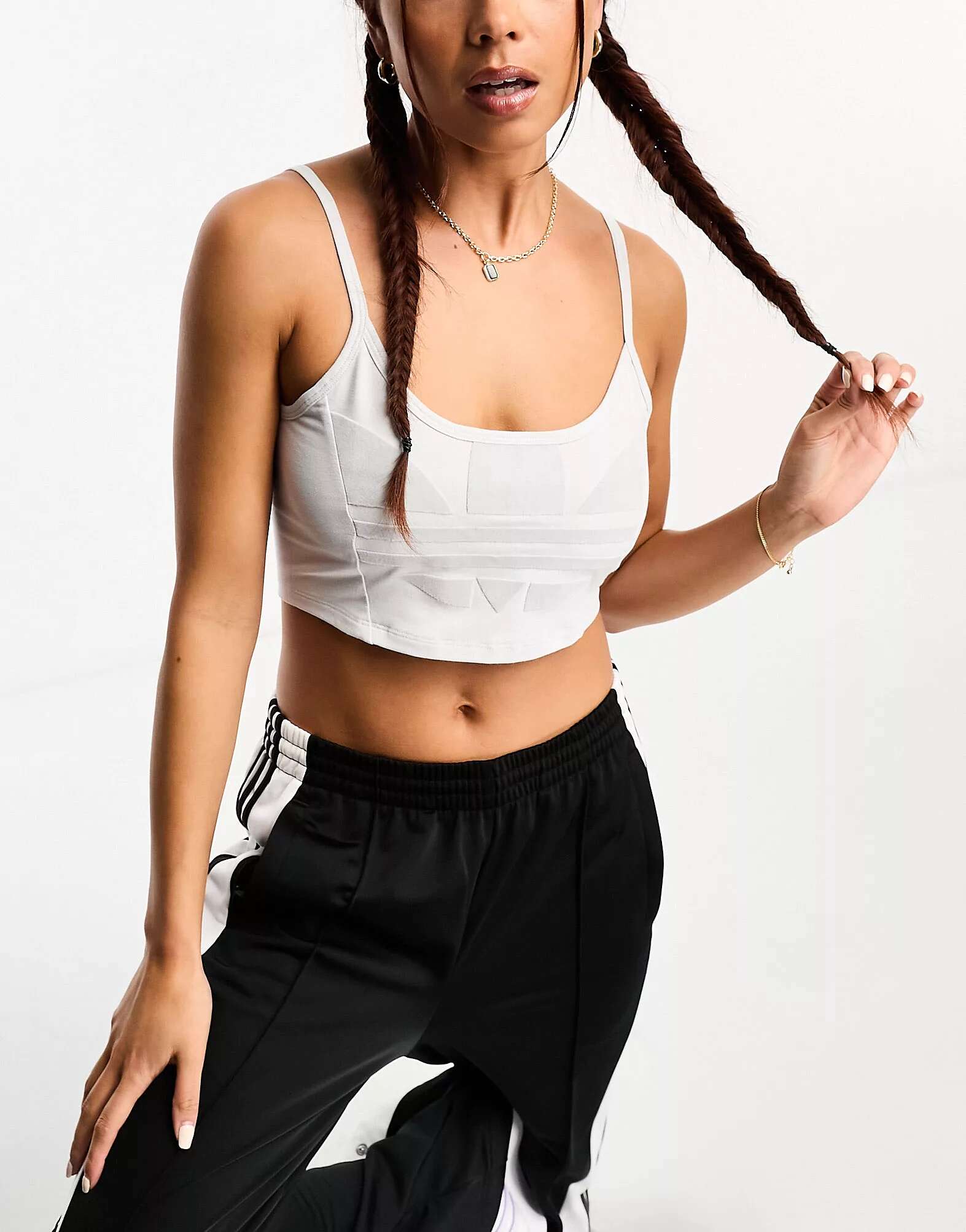 Adidas strong Sport Bra Grey and Black