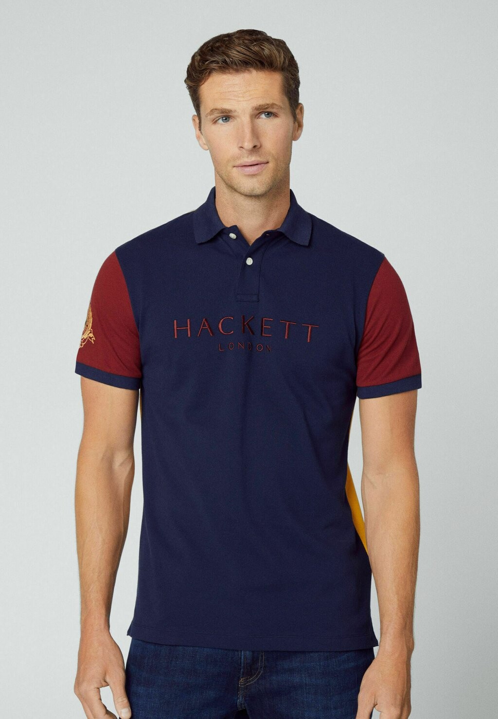 

Рубашка-поло Heritage Multi Hackett London, цвет navy