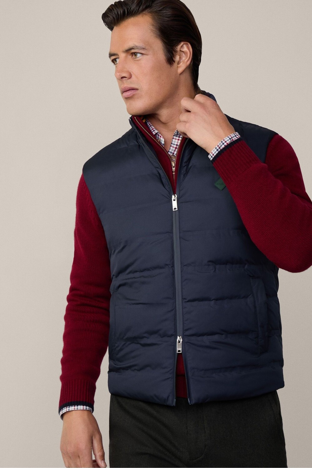 

Лондонские мужчины жилеты Hackett, синий