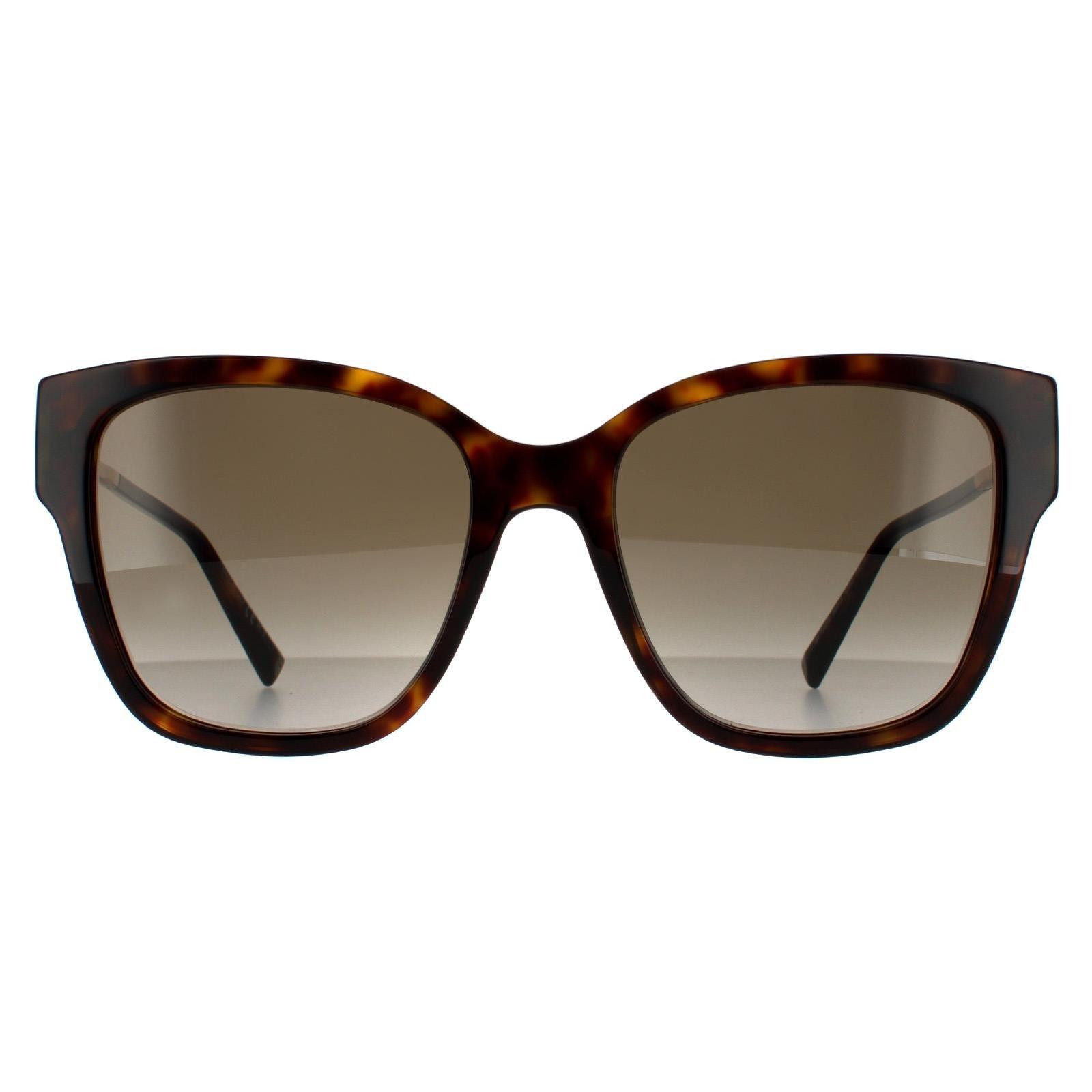 Квадратные солнцезащитные очки Havana Brown с градиентом GV7191/S Givenchy, коричневый max mara mm shine ivfs 086 ha