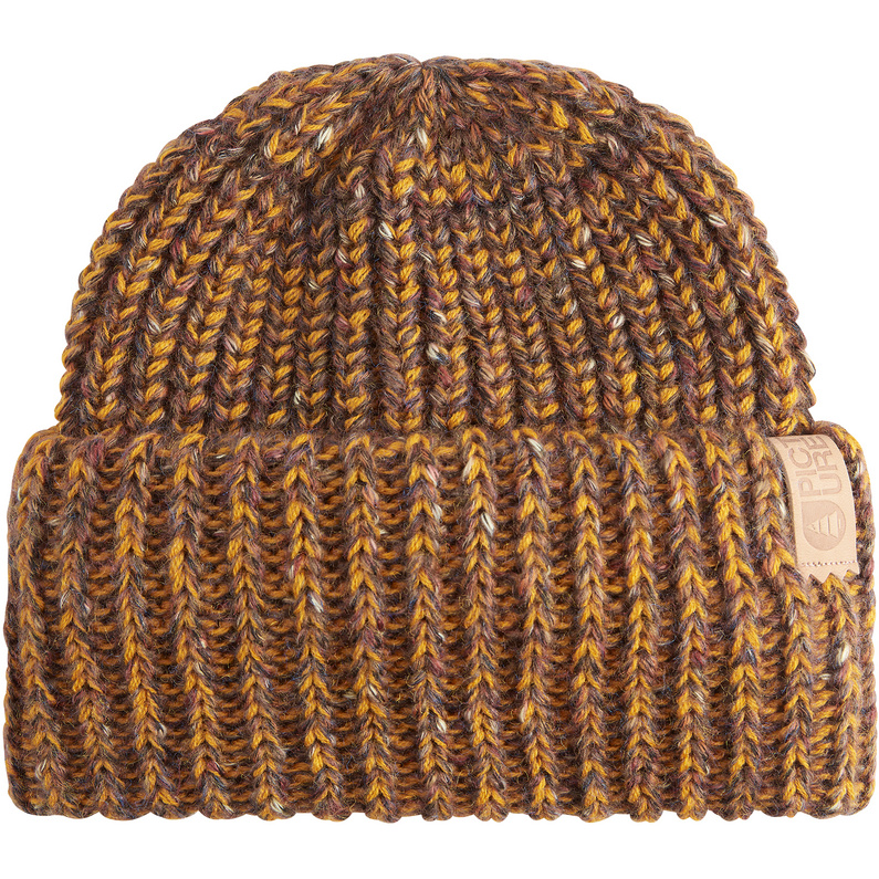 Шапка Бирсай Picture, коричневый меланжевая шерстяная шапка с подкладкой sevenext