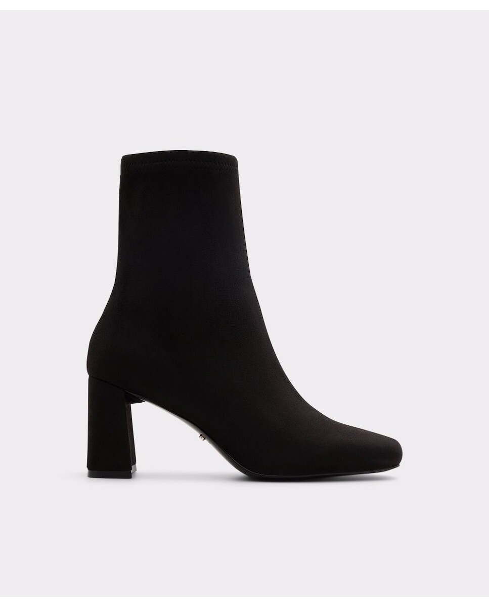 

Женские черные текстильные ботильоны с квадратным носком Aldo, черный
