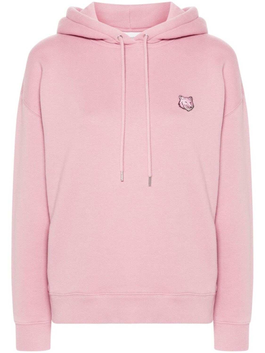 

Maison Kitsuné худи с нашивкой Fox, розовый