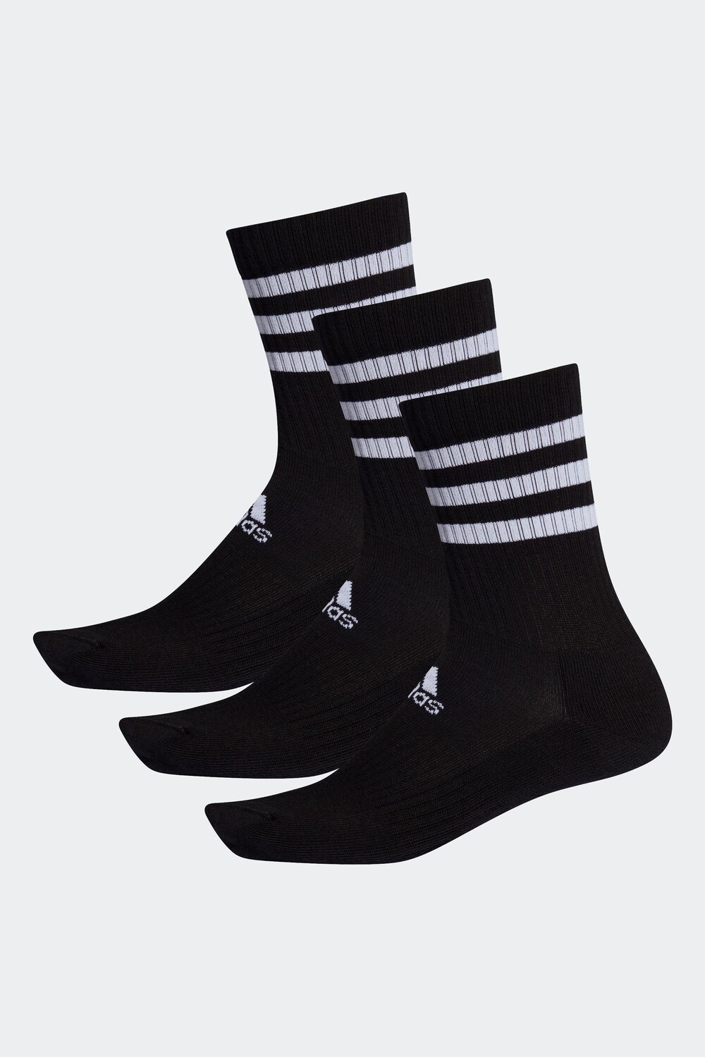 

Набор из 3 пар взрослых носков с 3 полосками adidas, черный