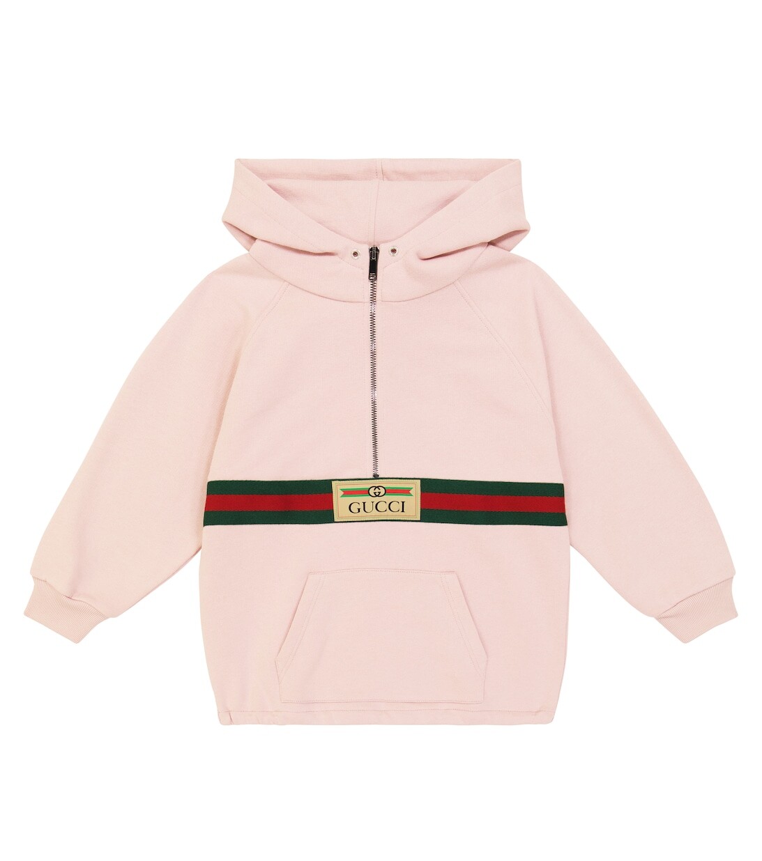 

Хлопковая длинная куртка Gucci, розовый