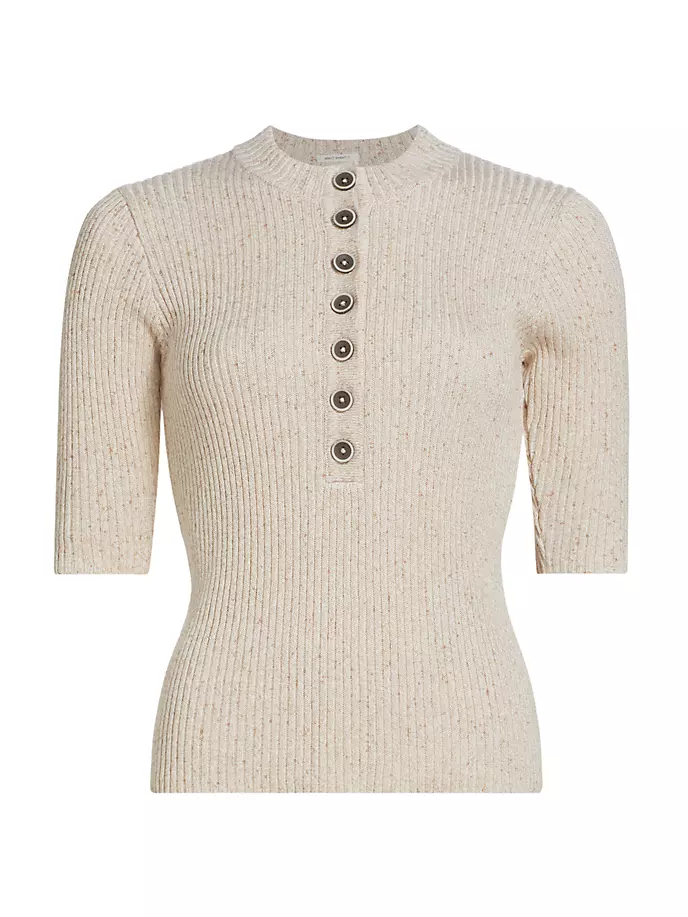 

Хенли вязки в рубчик Eye Catcher Mother, цвет marshmellow