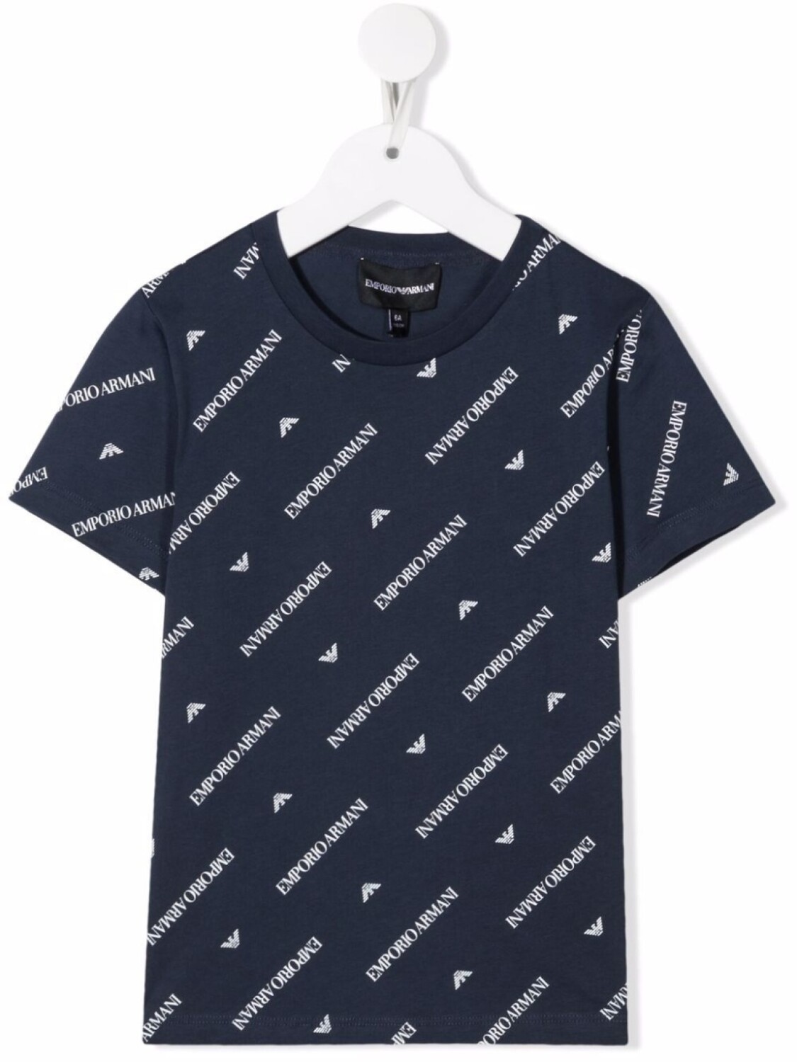 

Футболка с логотипом Emporio Armani Kids, синий