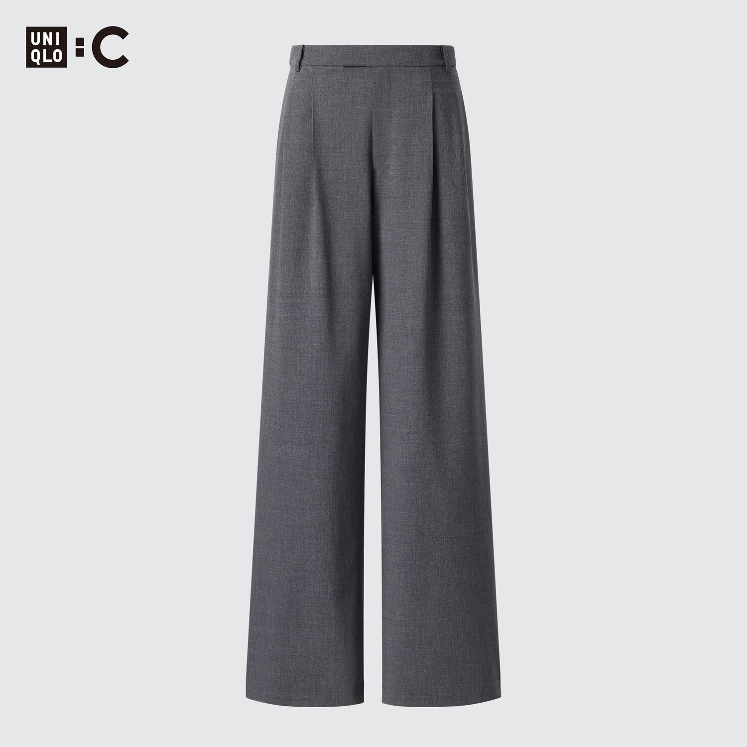 

Брюки UNIQLO широкие, серый