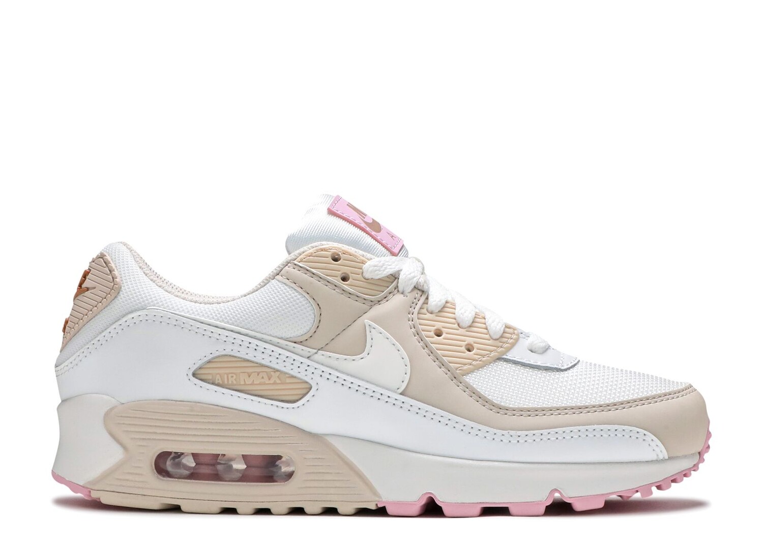 Кроссовки Nike Wmns Air Max 90 'Light Orewood Brown', белый