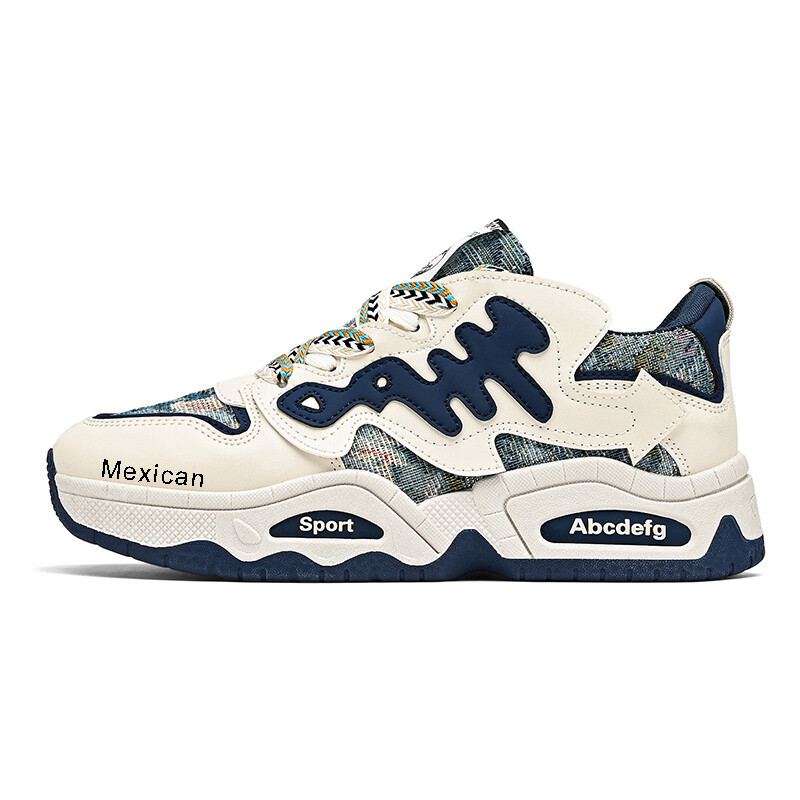 

Кроссовки мужские Lifestyle Shoes Men Low-Top Mexican, бежевый/синий