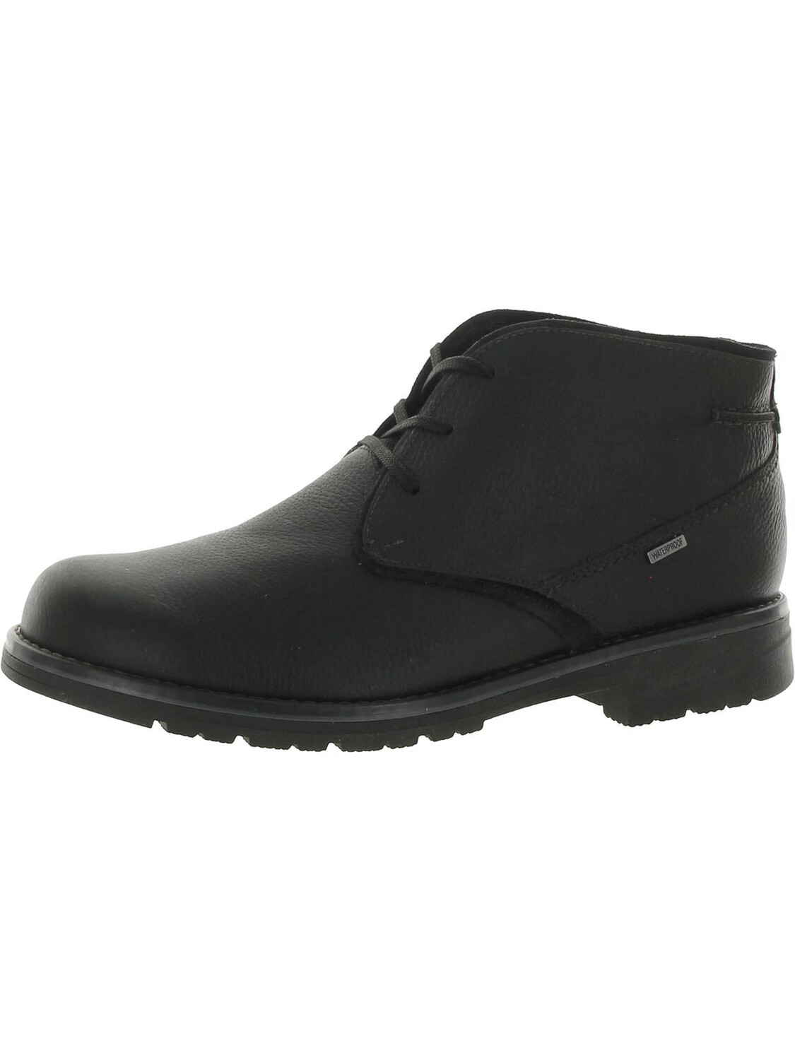 

Мужские кожаные ботильоны с шагреневой отделкой Clarks, цвет Black Tumbled