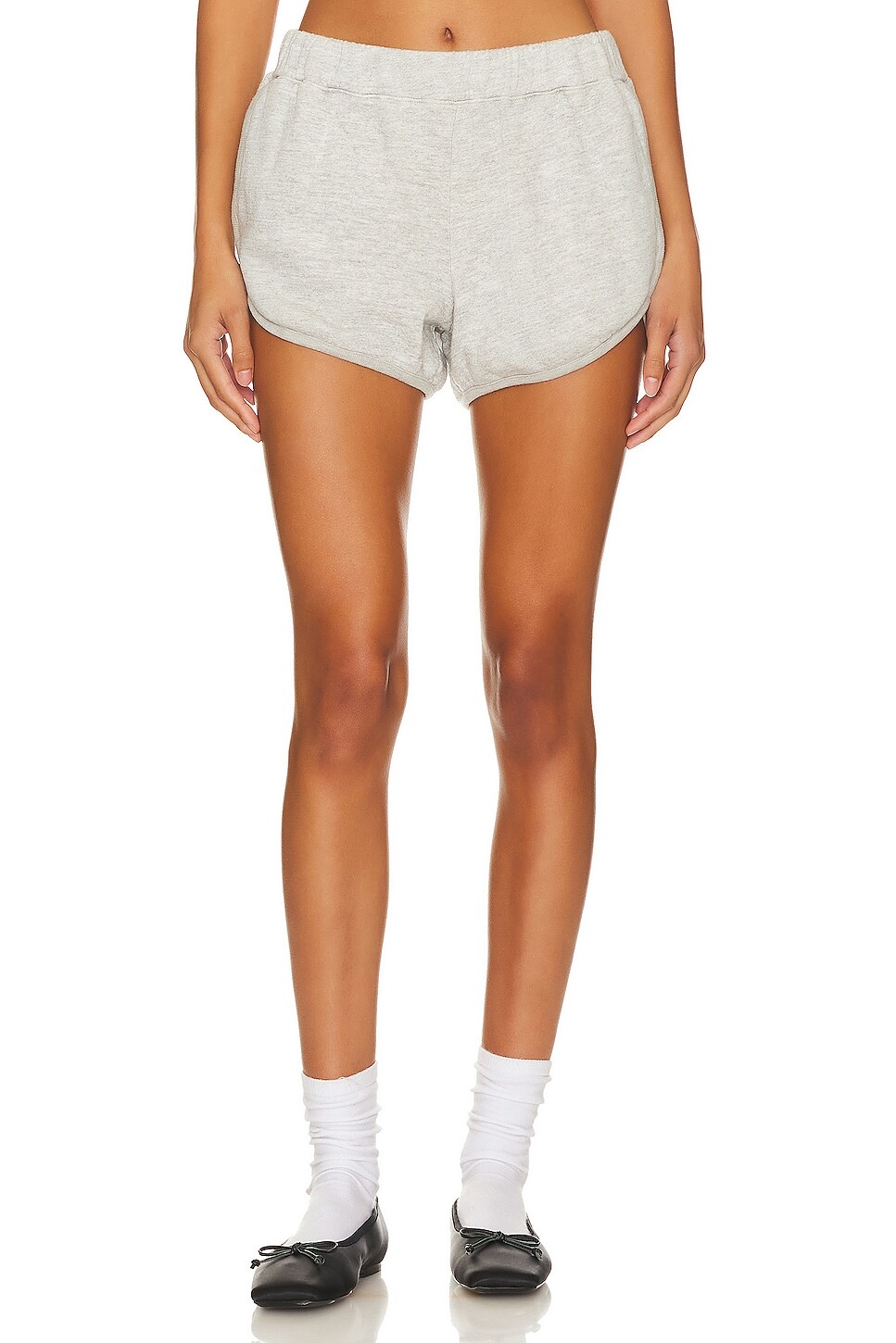 цена Шорты MONROW Pocket Dolphine Shorts, цвет Heather Grey