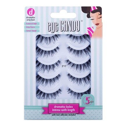

Strip Lash 210 Lash Multi Pack Dramatize — 5 шт., Invogue