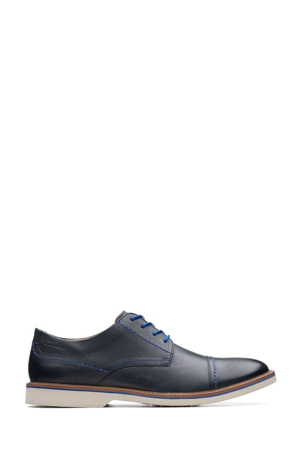 

Atticus LT кожаные туфли с козырьком Clarks, синий