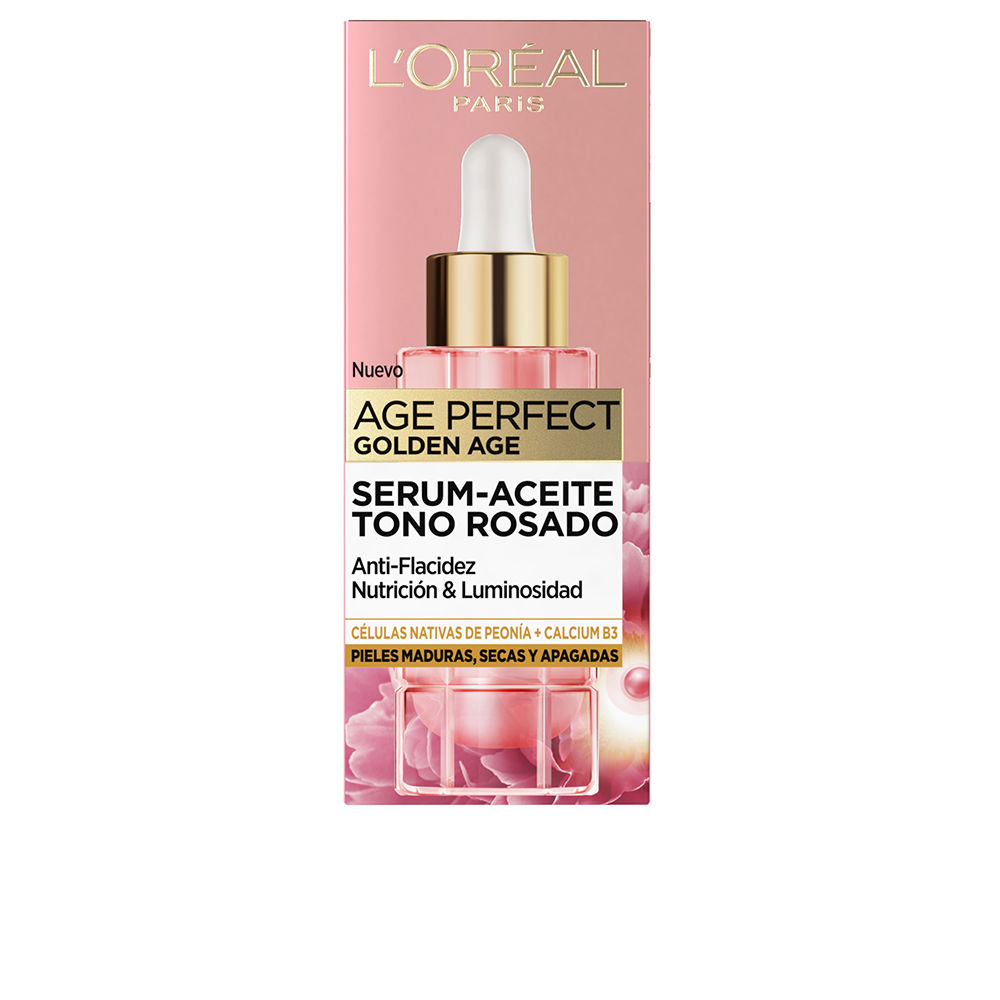 Крем против морщин Age perfect golden age serum-aceite tono rosado L'oréal parís, 30 мл цена и фото