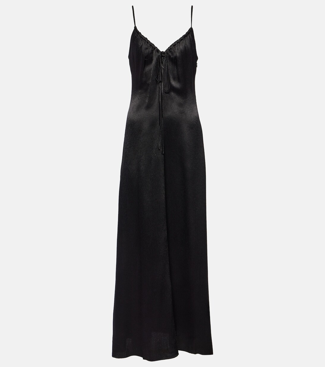 

Атласное платье макси white label harper Proenza Schouler, черный