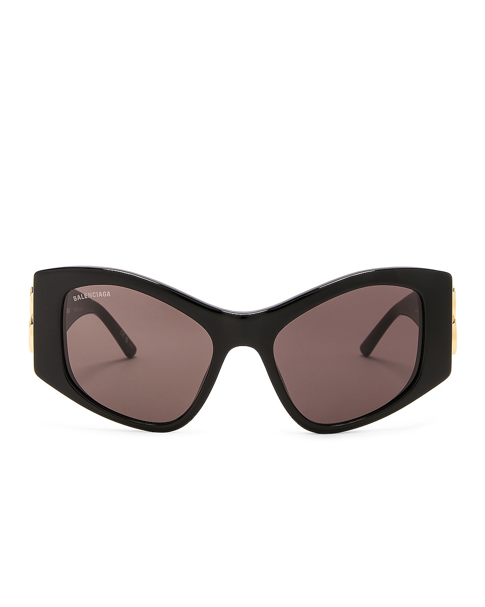 Солнцезащитные очки Balenciaga Cat Eye, цвет Black & Grey