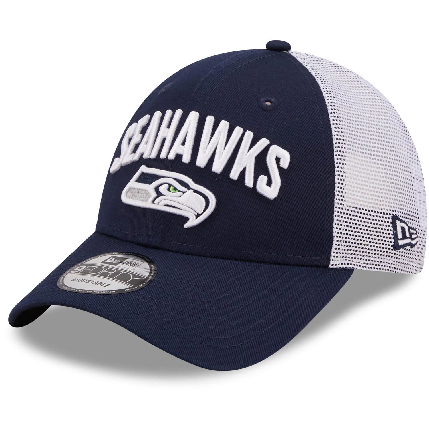 

Мужская кепка New Era College Navy/White Seattle Seahawks Team Title Trucker 9FORTY Snapback Hat