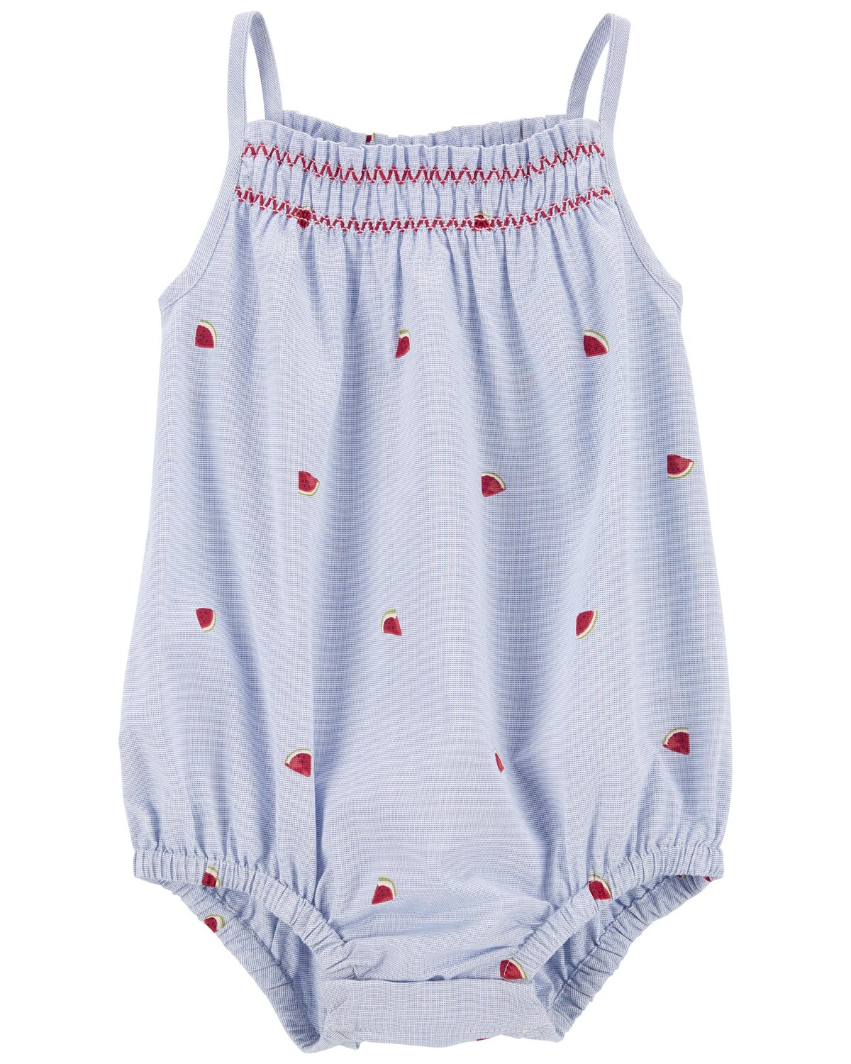 

Детский принт с арбузным принтом Smocked Bubble Carter's, синий