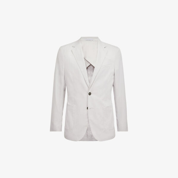 

Однобортный тканый блейзер Hatfield Reiss, серый