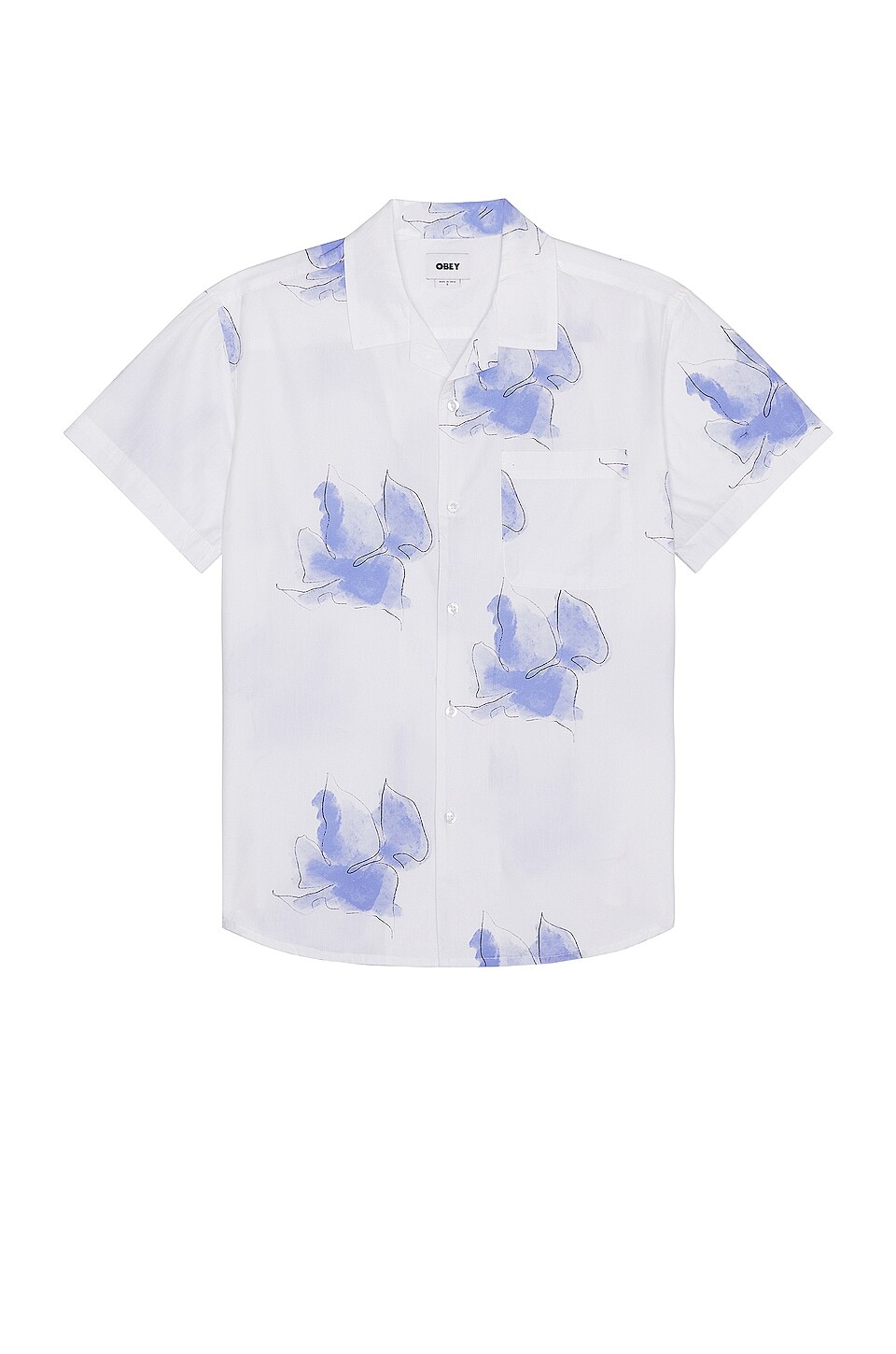 

Рубашка Obey Bells, цвет White Multi