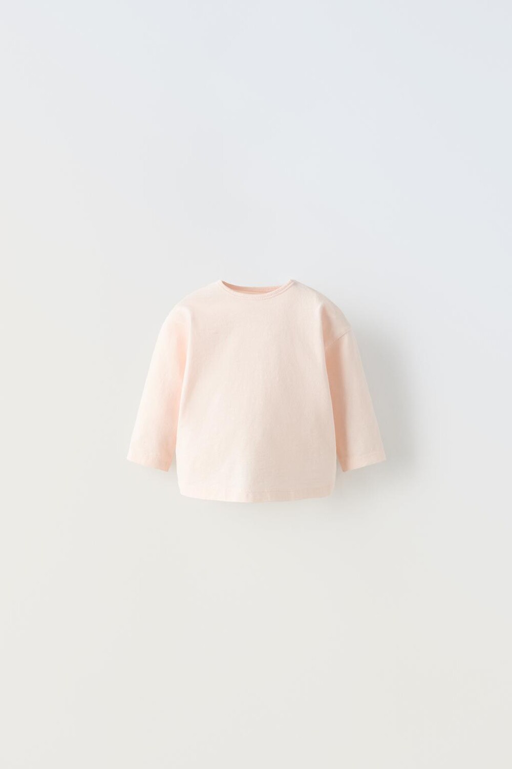 

Базовая футболка ZARA, светло-розовый