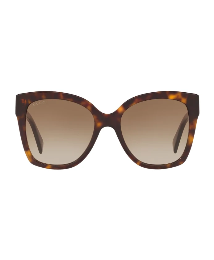 

Солнцезащитные очки оверсайз gg0459s Gucci, коричневый