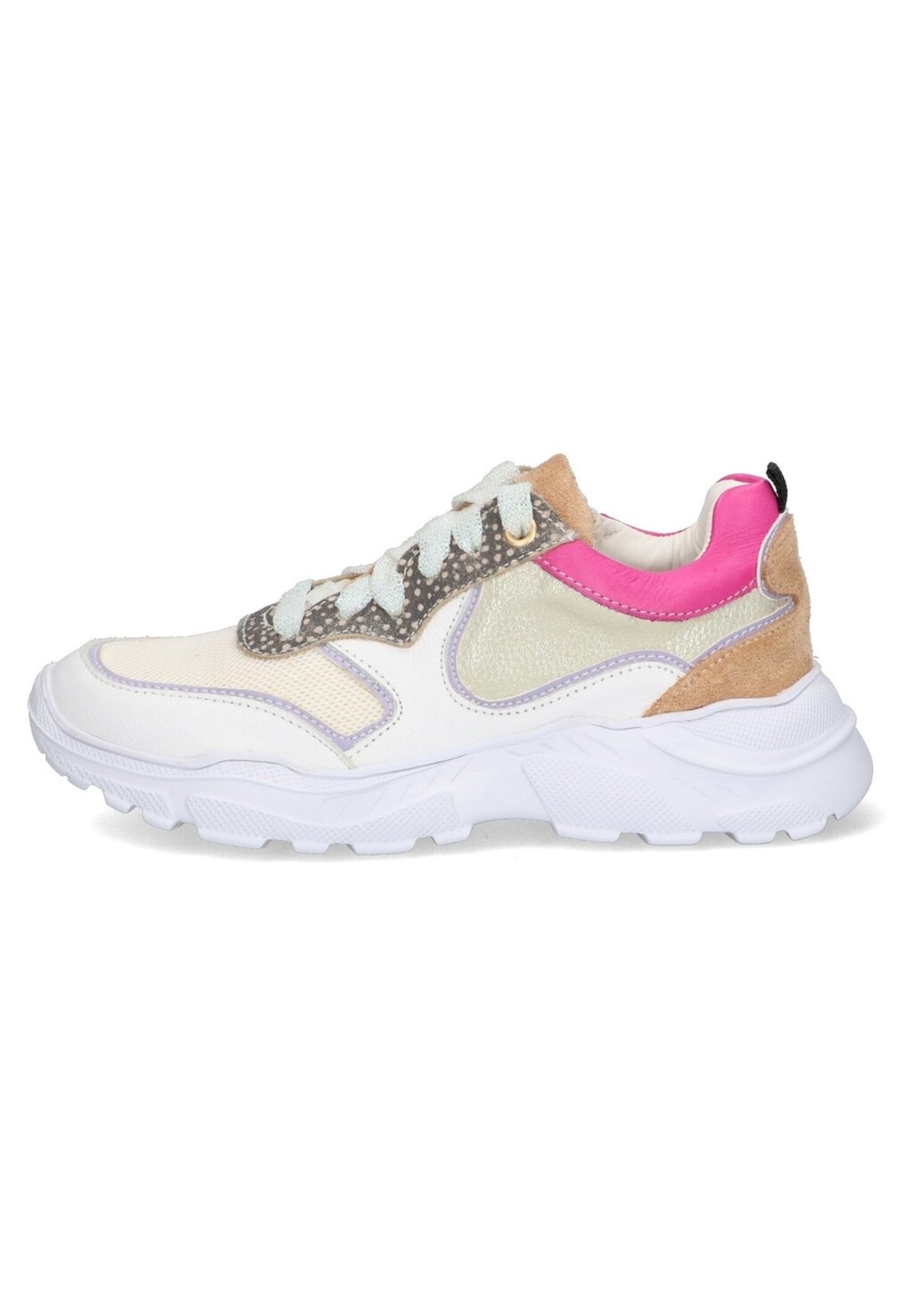 

Низкие кроссовки Reece Run Braqeez, цвет beige/goud/roze/print bruin
