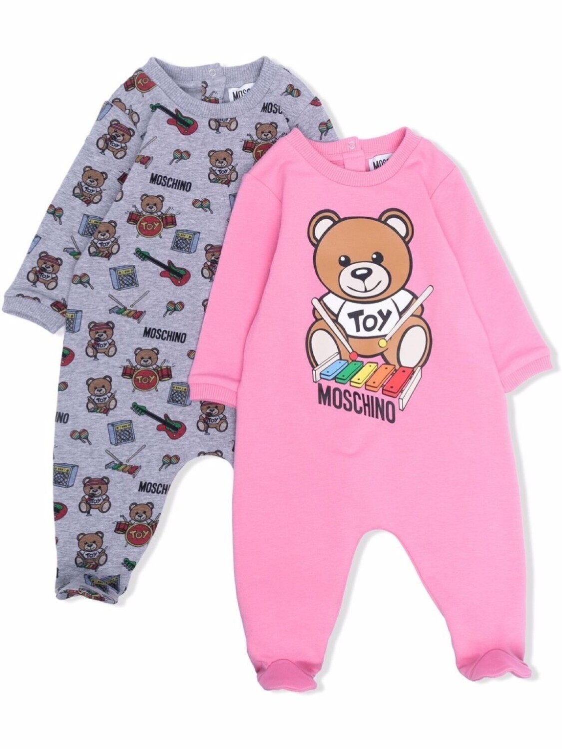 

Moschino Kids комплект комбинезонов с принтом, зеленый