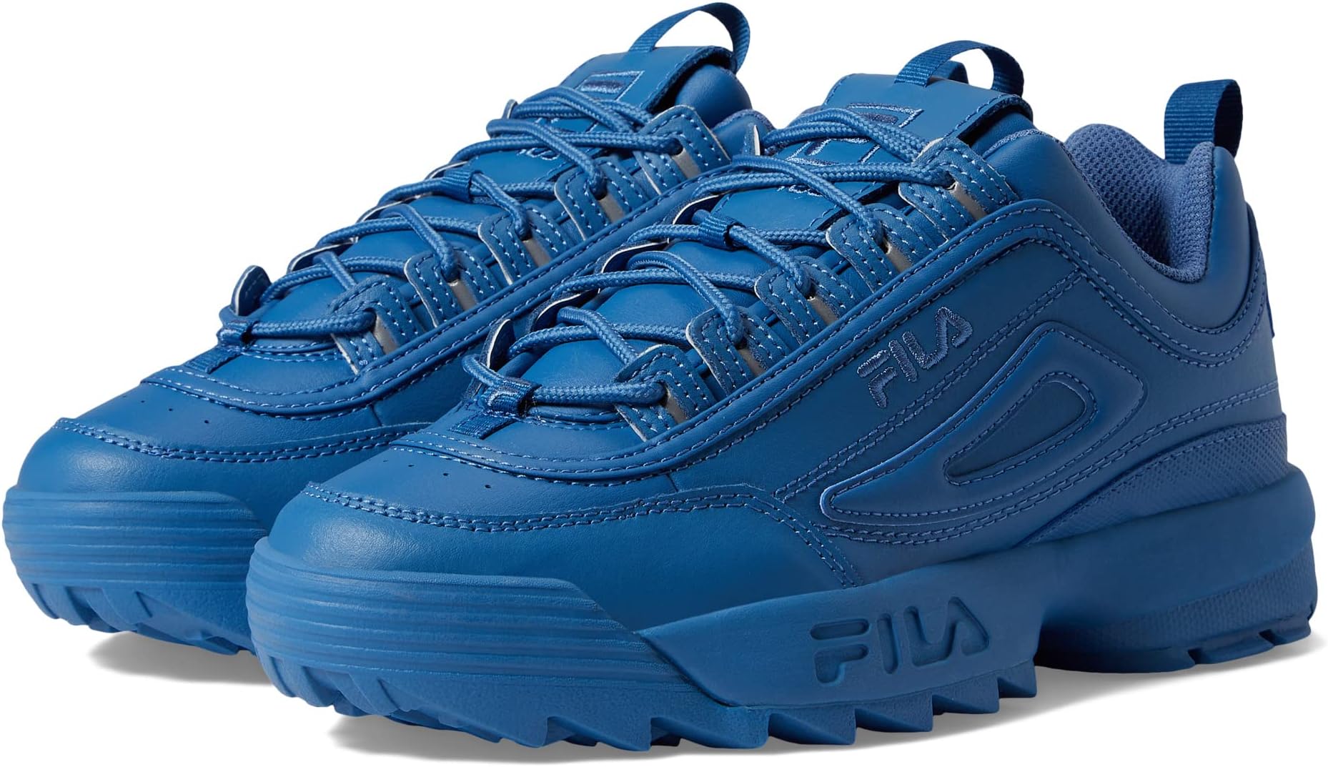 Кроссовки Disruptor II Premium Fashion Sneaker Fila, цвет Vallarta Blue/Vallarta Blue/Vallarta Blue цена и фото
