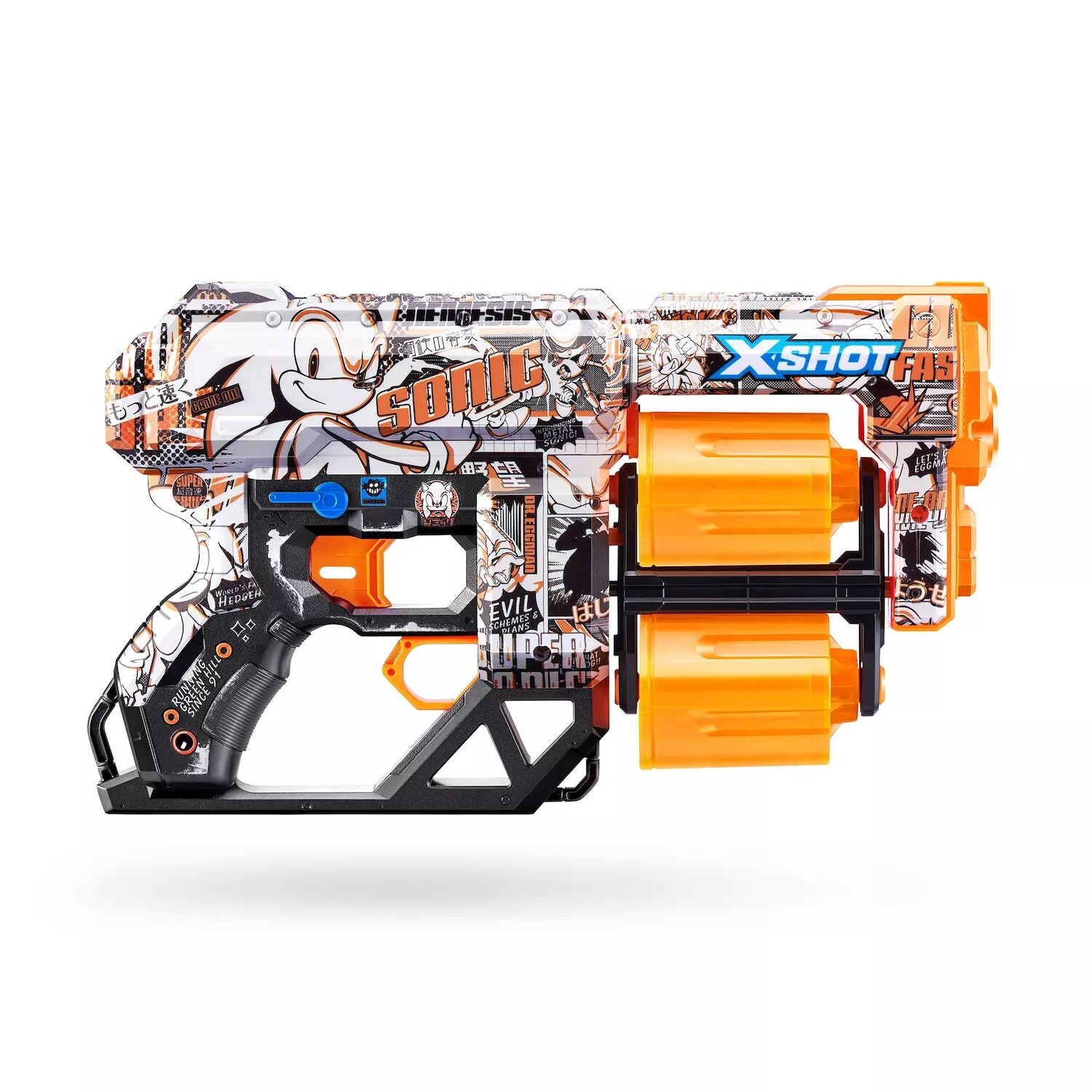

Скины X-Shot Dread Sonic the Hedgehog Foam Dart Blaster - Ретро Unbranded