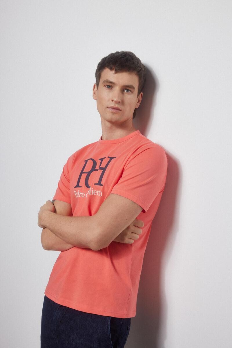 

Футболка с логотипом Pedro del Hierro, красный