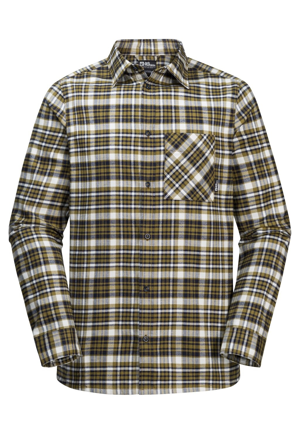 

Рубашка BERGWEG M Jack Wolfskin, цвет Mottled Green