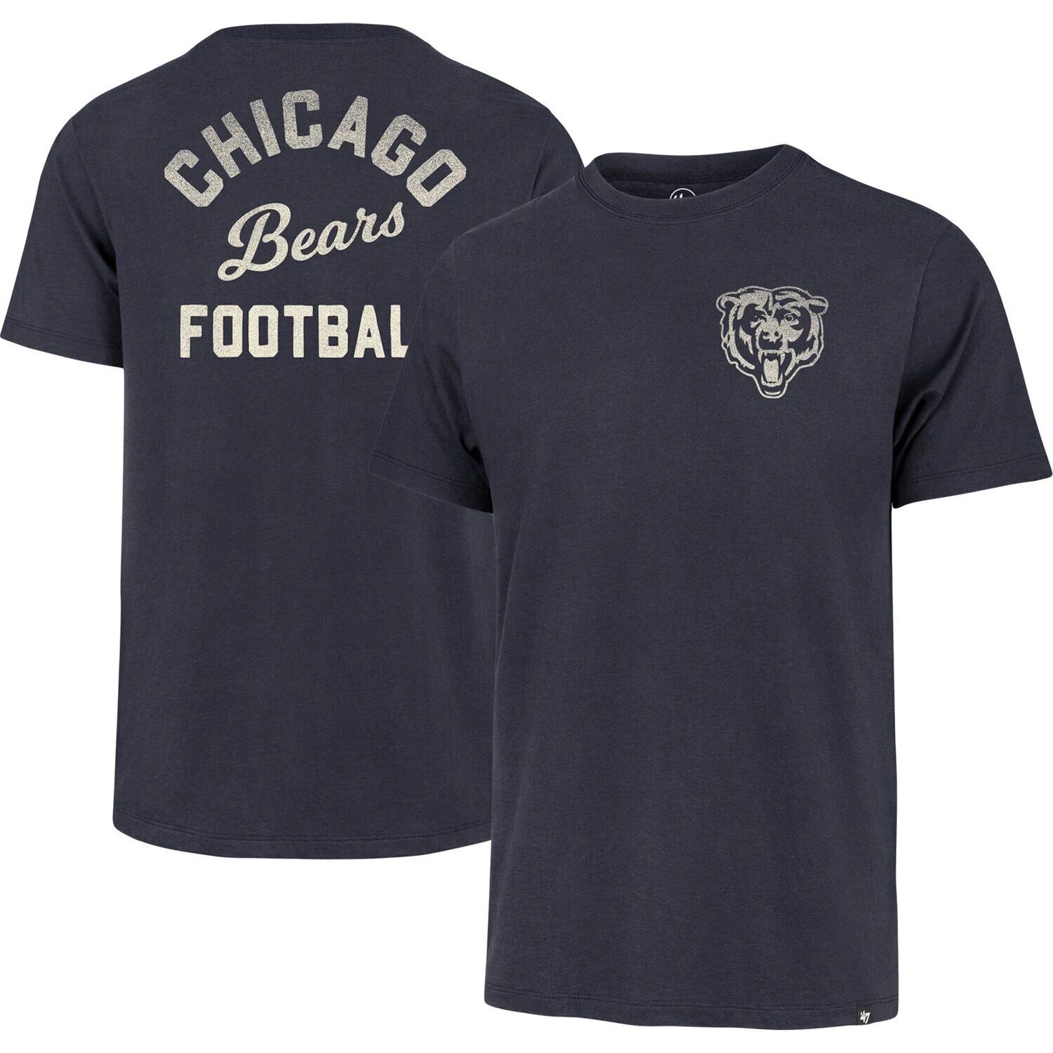 

Мужская темно-синяя футболка Chicago Bears Turn Back Franklin '47