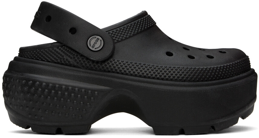 

Черные сабо Crocs, цвет Black