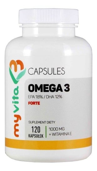 MyVita, Омега 3 форте 1000 мг, 120 капсул