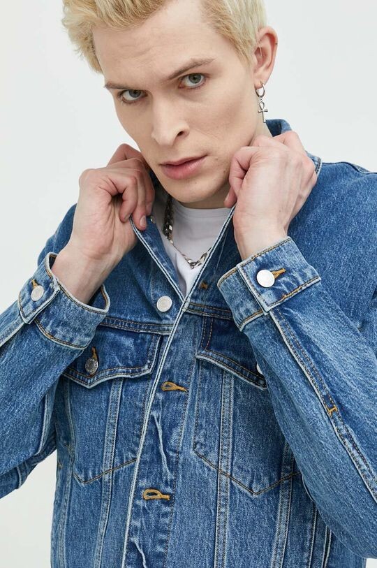 

Джинсовая куртка Abercrombie & Fitch, синий