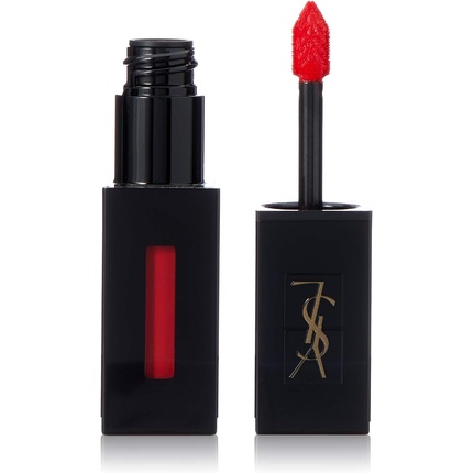 Vernis A Levres Виниловая кремовая краска для губ №411 Rhythm Red, Yves Saint Laurent