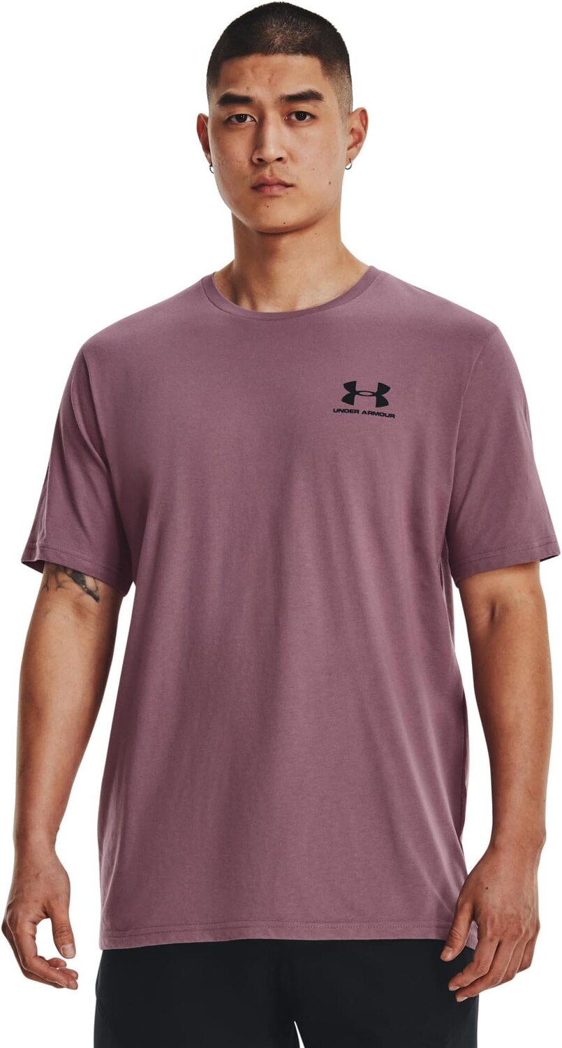 

Sportstyle Левая грудь с коротким рукавом Under Armour, цвет Misty Purple/Black