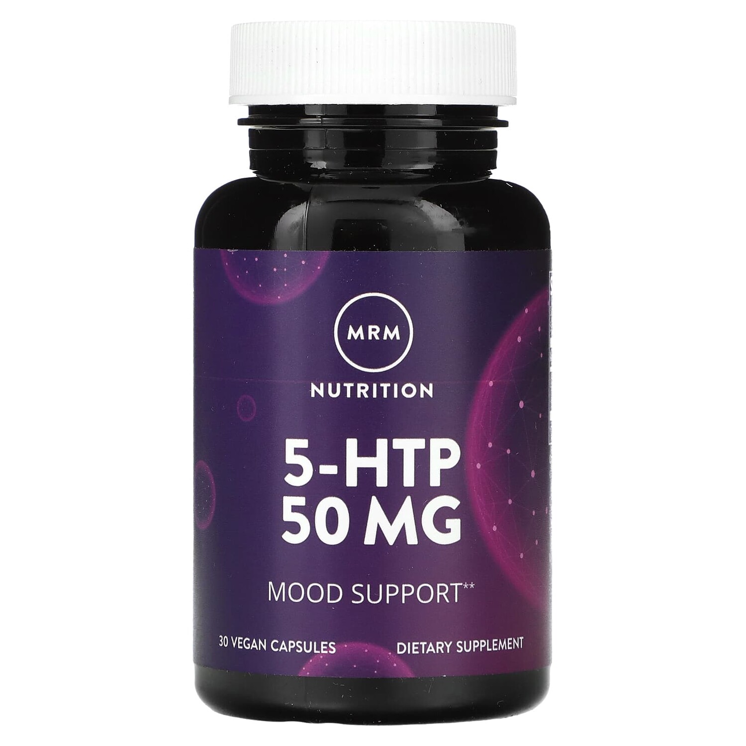 

5-HTP, 50 мг, 30 веганских капсул, MRM Nutrition