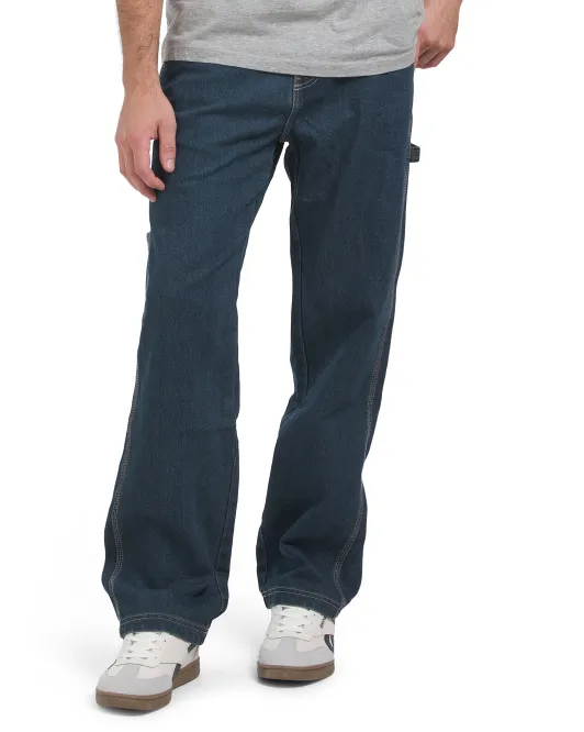 

Эластичные рабочие джинсы Carpenter Smiths Workwear, темно-синий