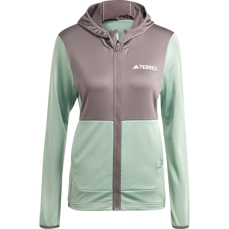 

Женская легкая куртка с капюшоном Xperior adidas, зеленый