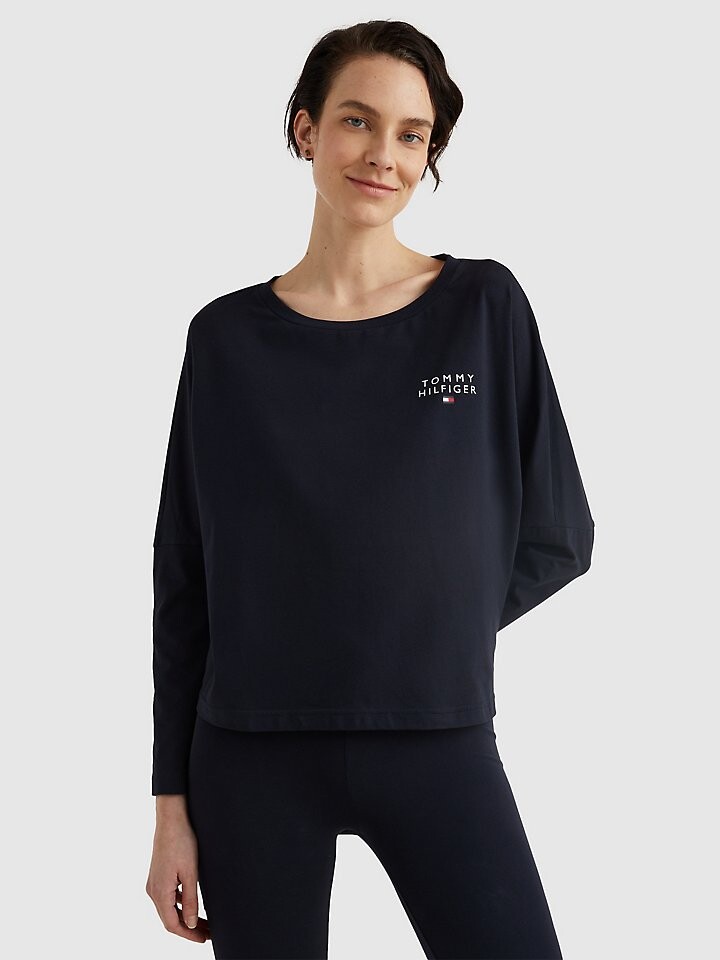 

Футболка с длинными рукавами и логотипом Tommy Hilfiger