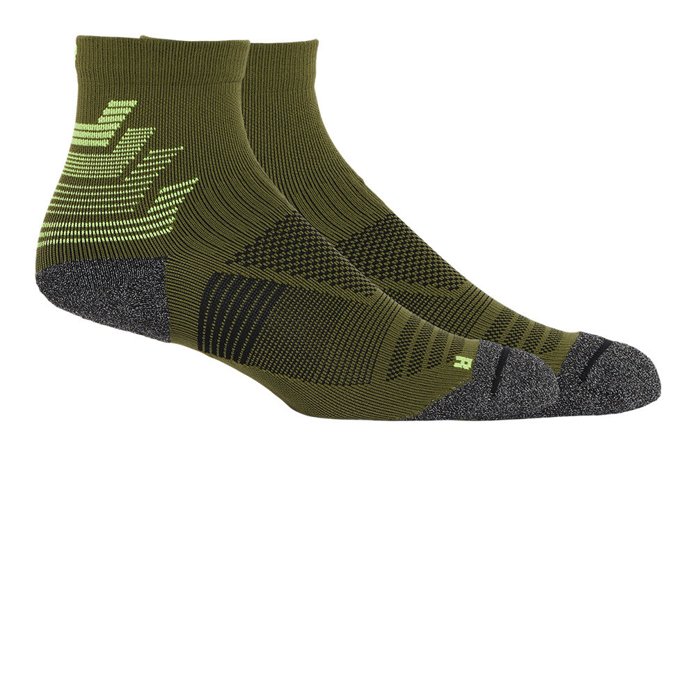 

Носки Asics Technology Run Quarter Length, зеленый